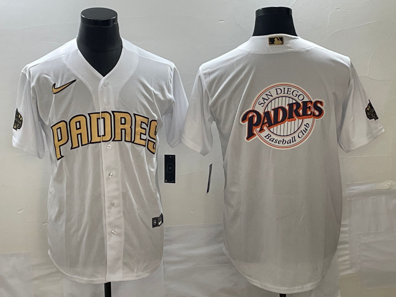 Men's San Diego Padres White Jersey